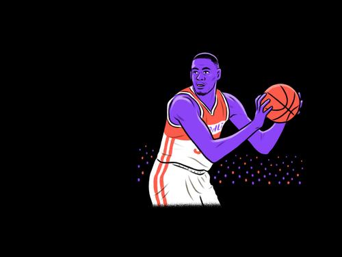 Illustration of NBA Basketball