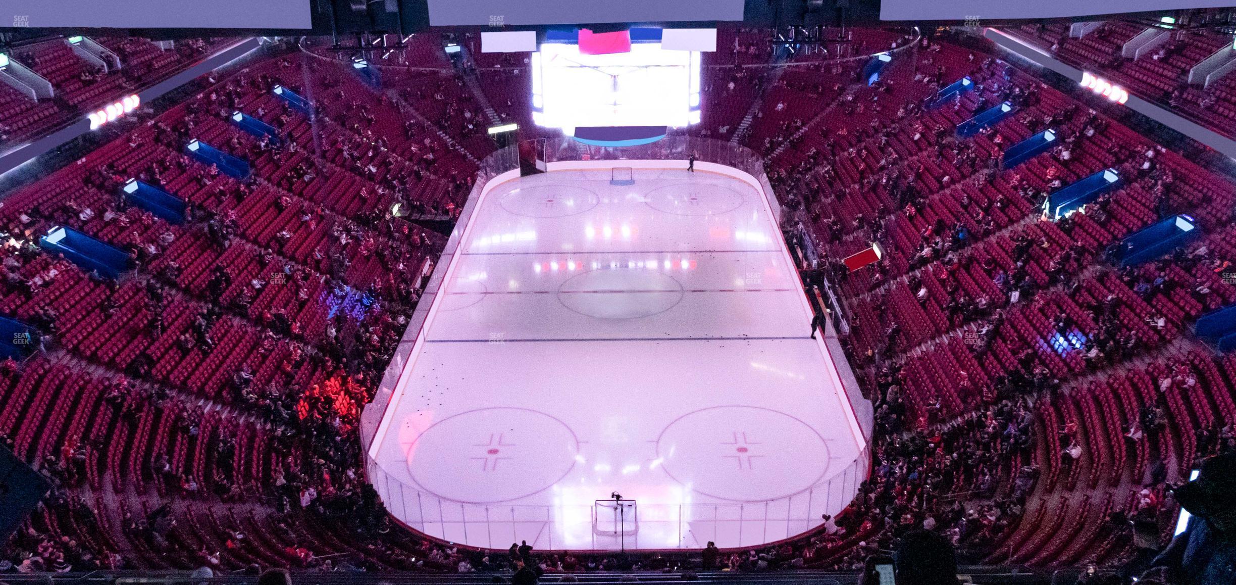 Seating view for Centre Bell Section 410