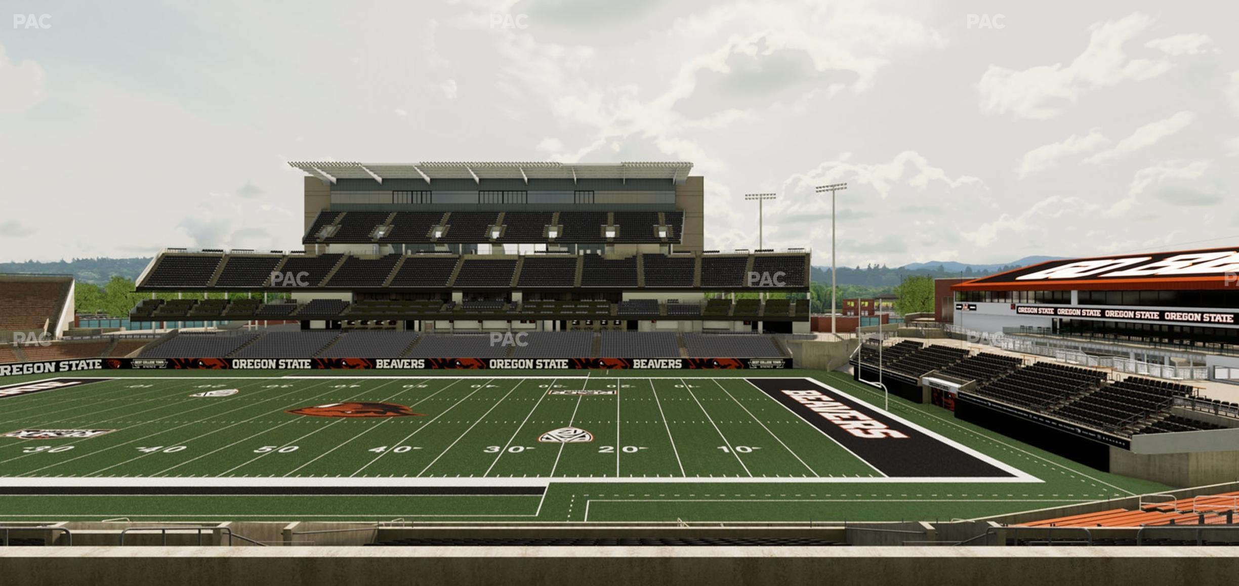 Seating view for Reser Stadium Section 114