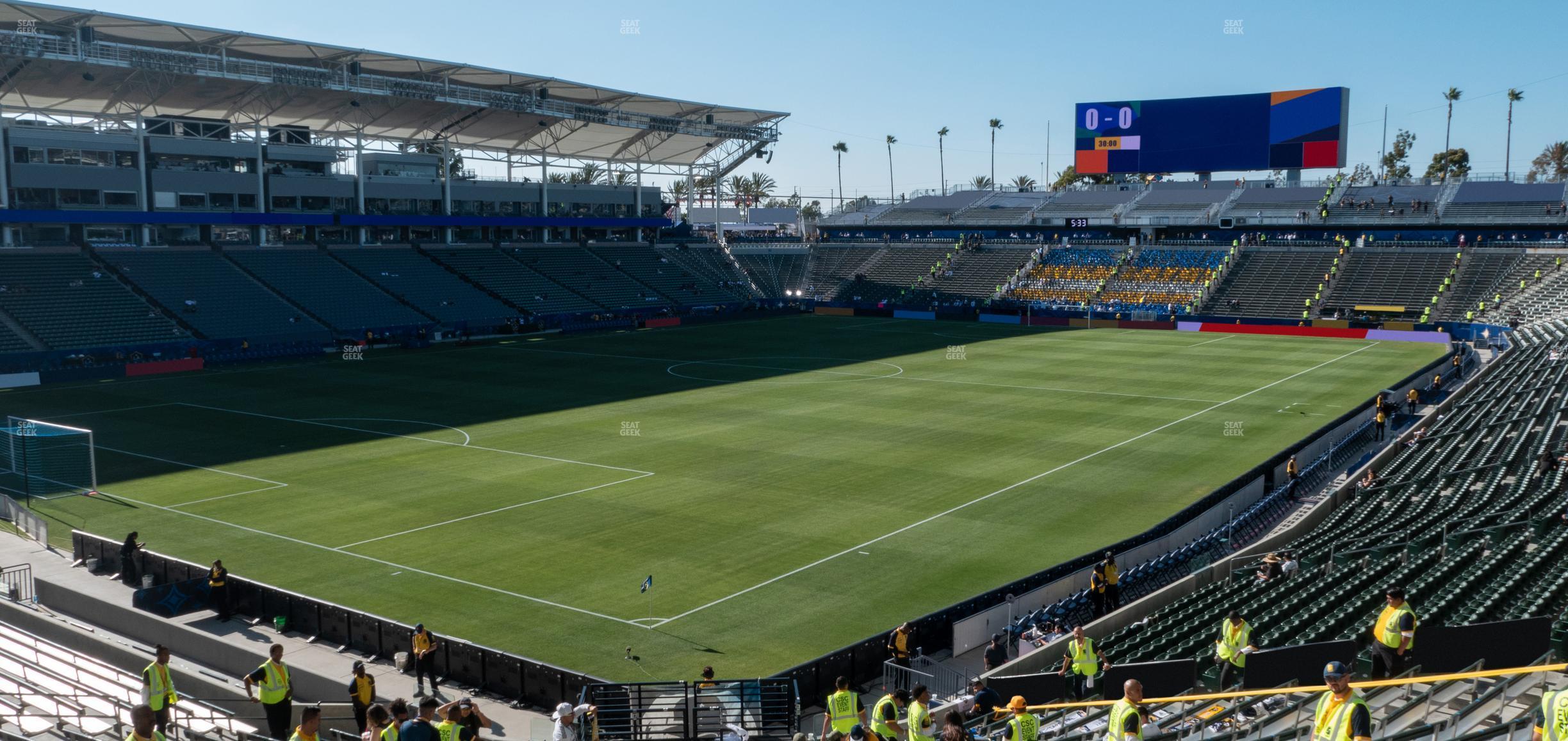 Seating view for Dignity Health Sports Park Section 138