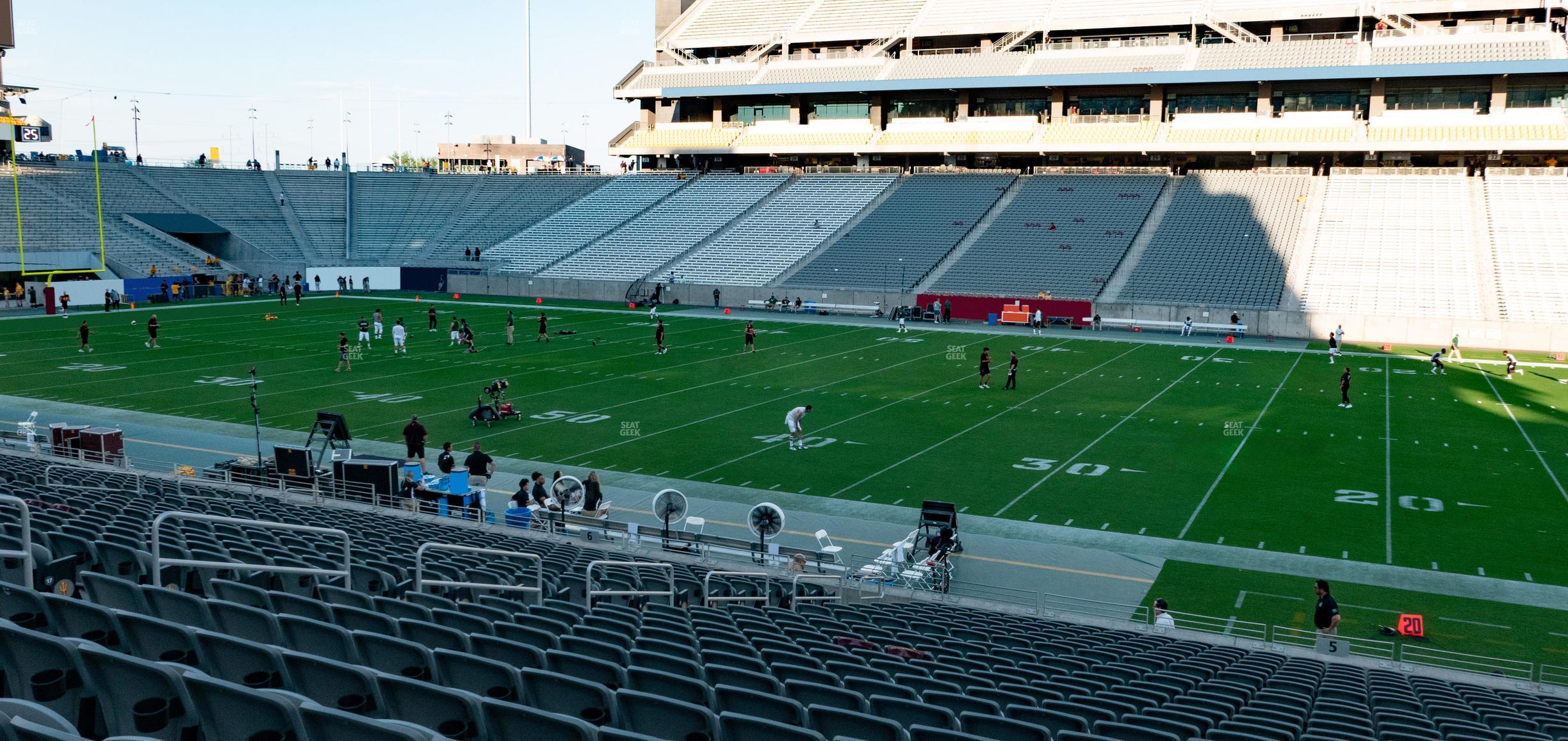 Seating view for Mountain America Stadium Section 5