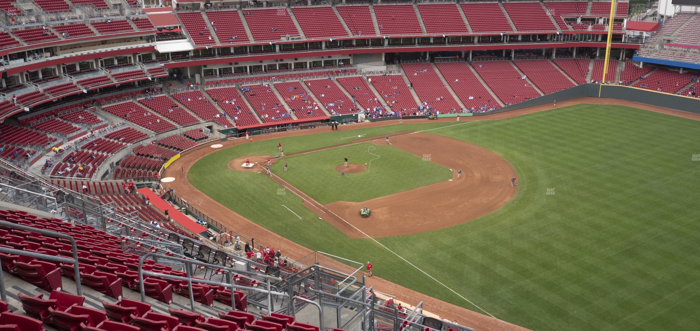 Seating view for Great American Ball Park Section 536