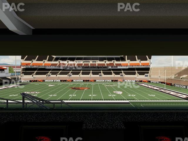 Seating view for Reser Stadium Section Box 14