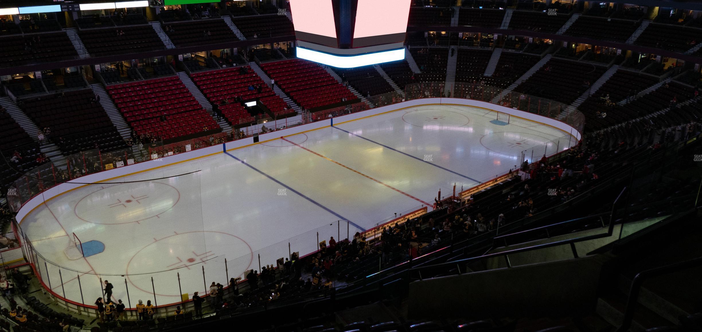 Seating view for Canadian Tire Centre Section 311