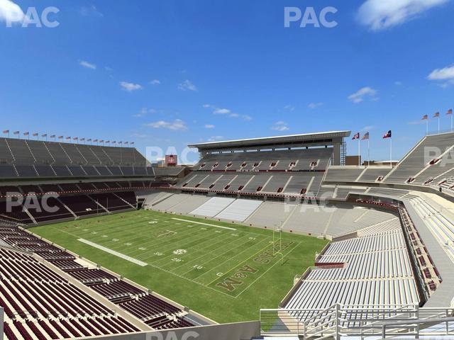 Seating view for Kyle Field Section 351