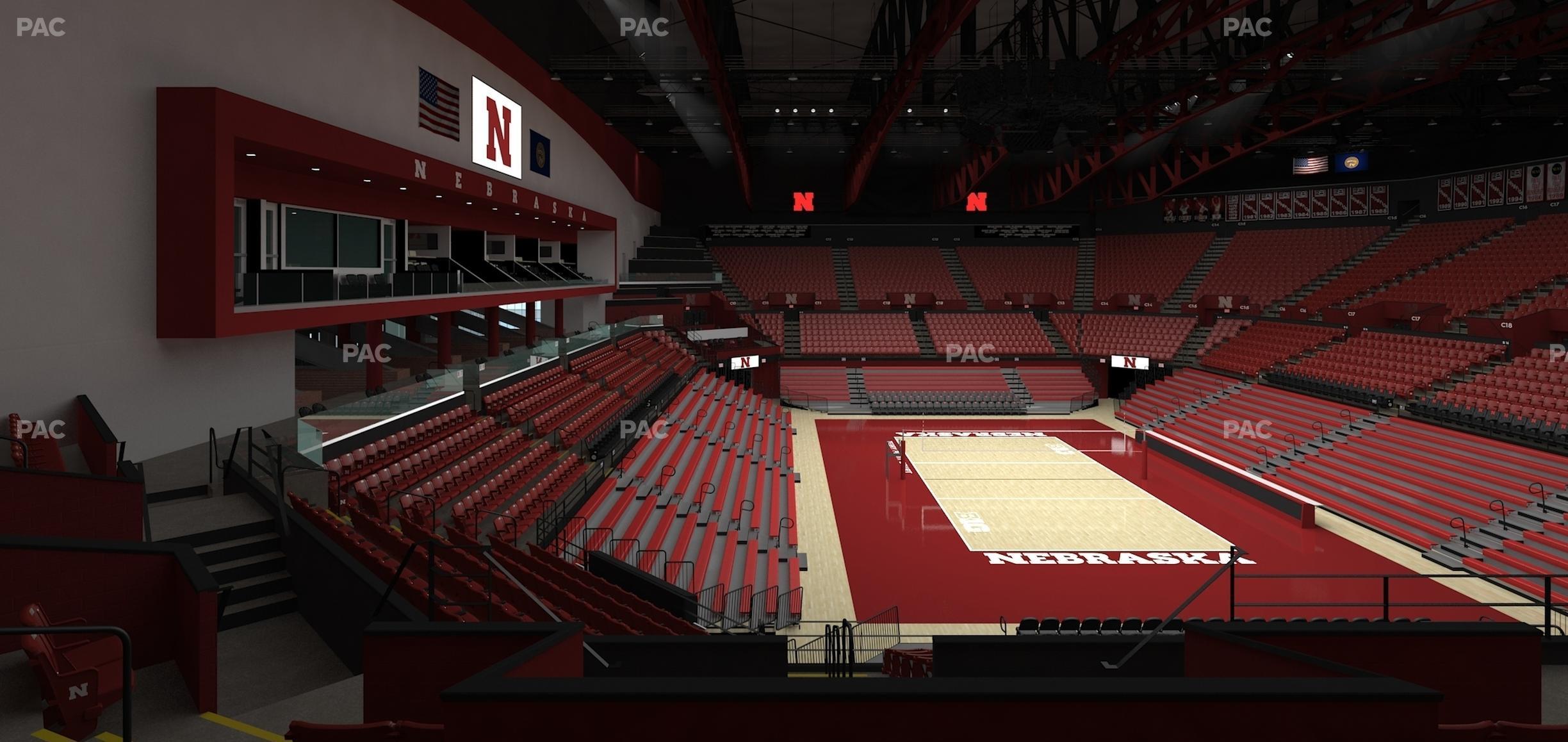 Seating view for Bob Devaney Sports Center Section C 7