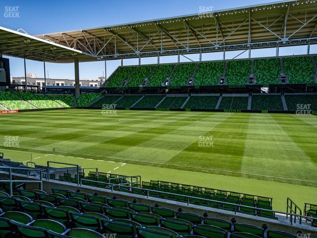 Seating view for Q2 Stadium Section Lexus Club 111