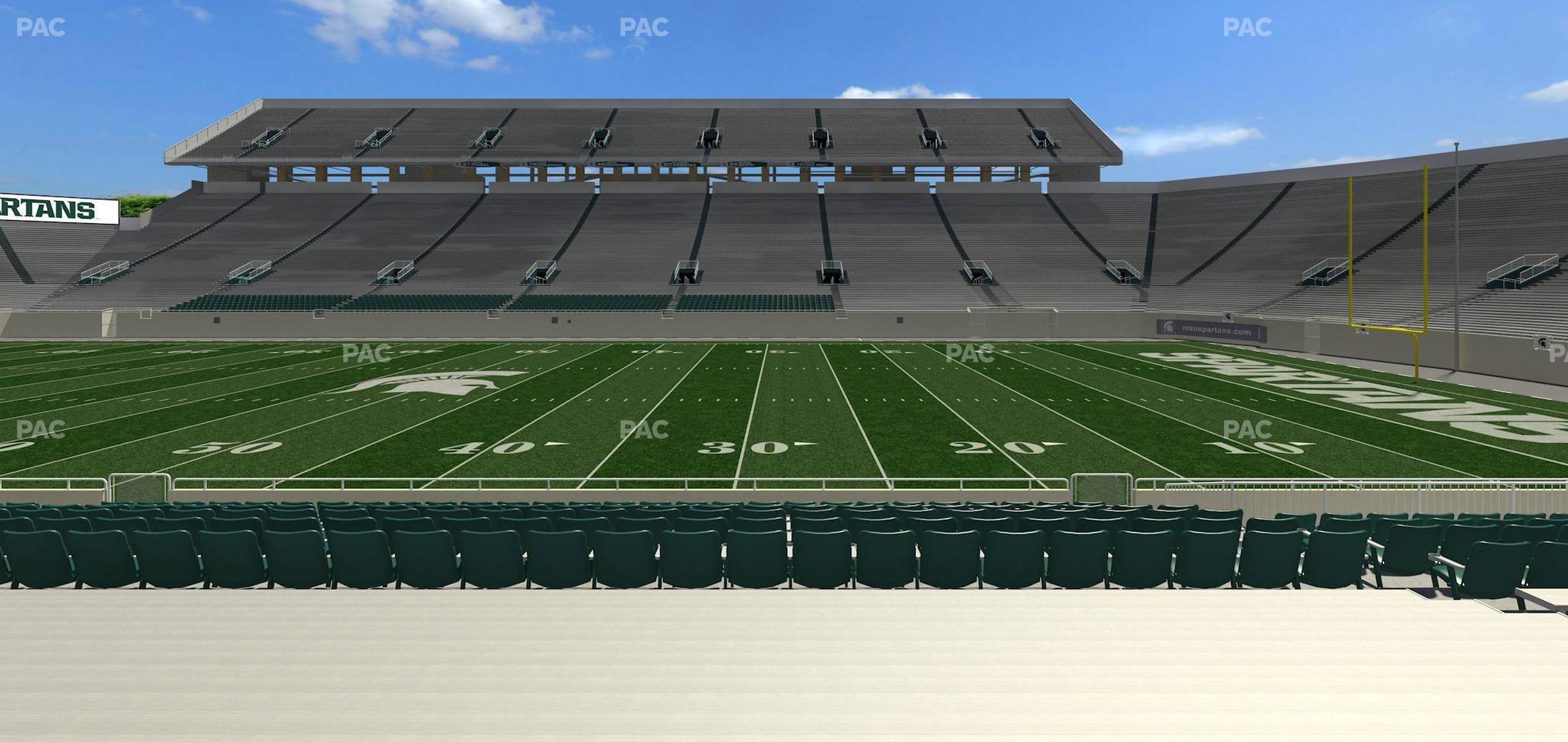 Seating view for Spartan Stadium (Michigan) Section 22