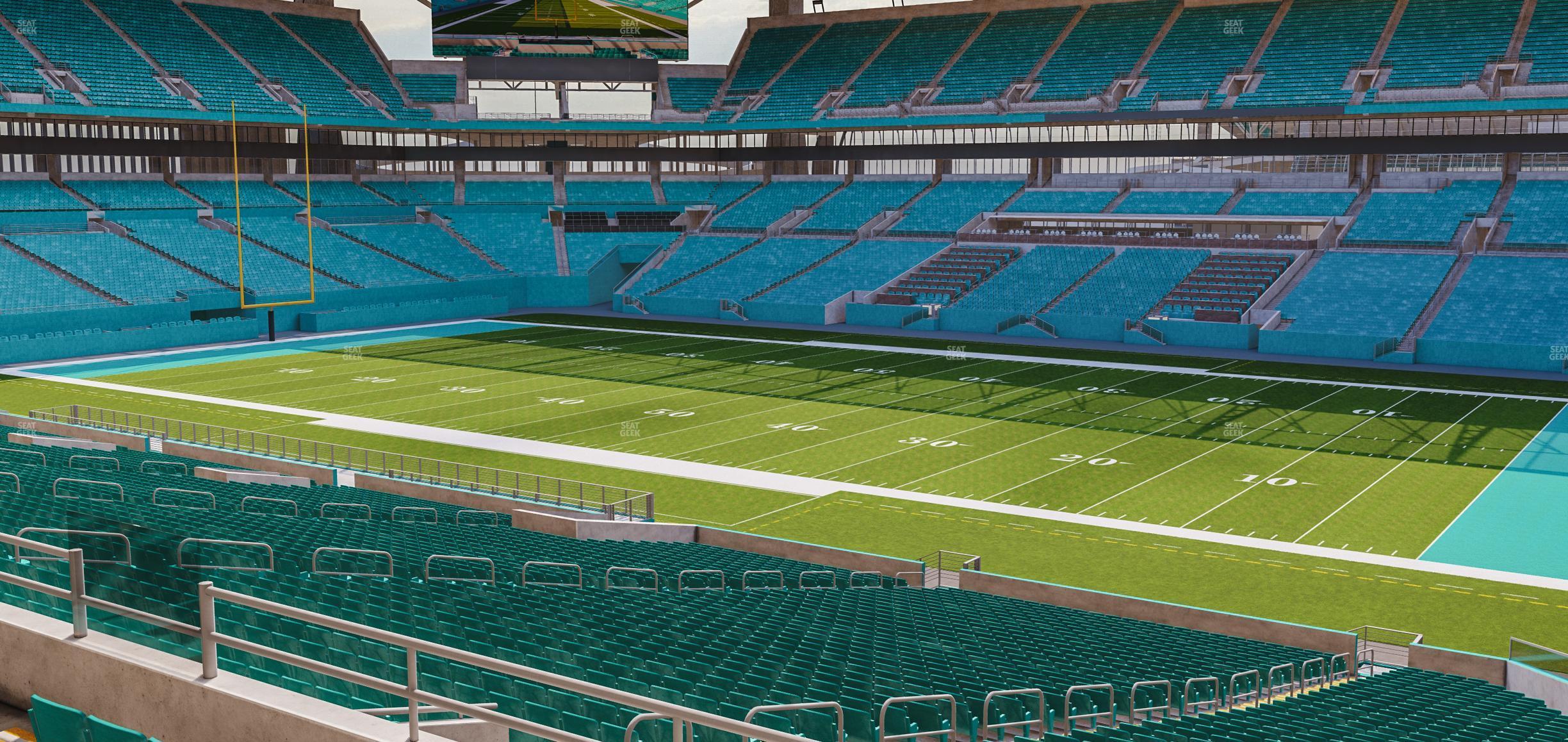 Seating view for Hard Rock Stadium Section 214