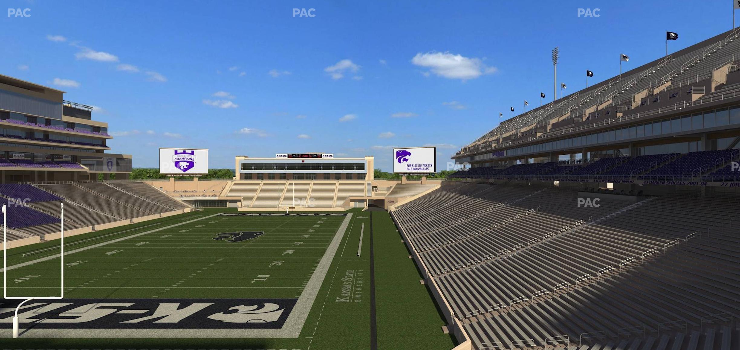 Seating view for Bill Snyder Family Stadium Section Loge 108