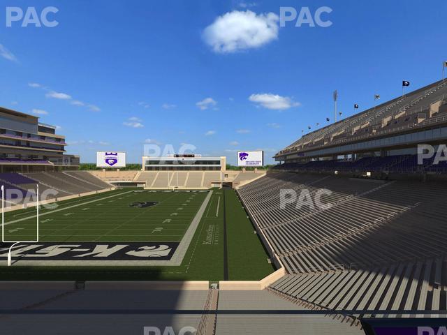 Seating view for Bill Snyder Family Stadium Section Loge 108