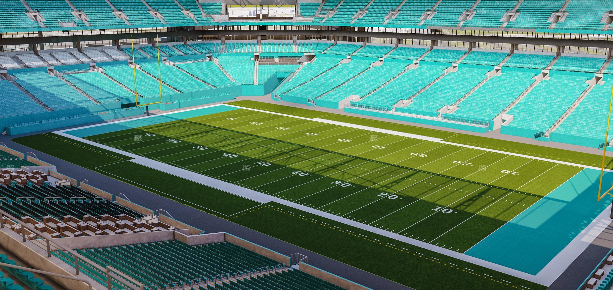 Seating view for Hard Rock Stadium Section 340