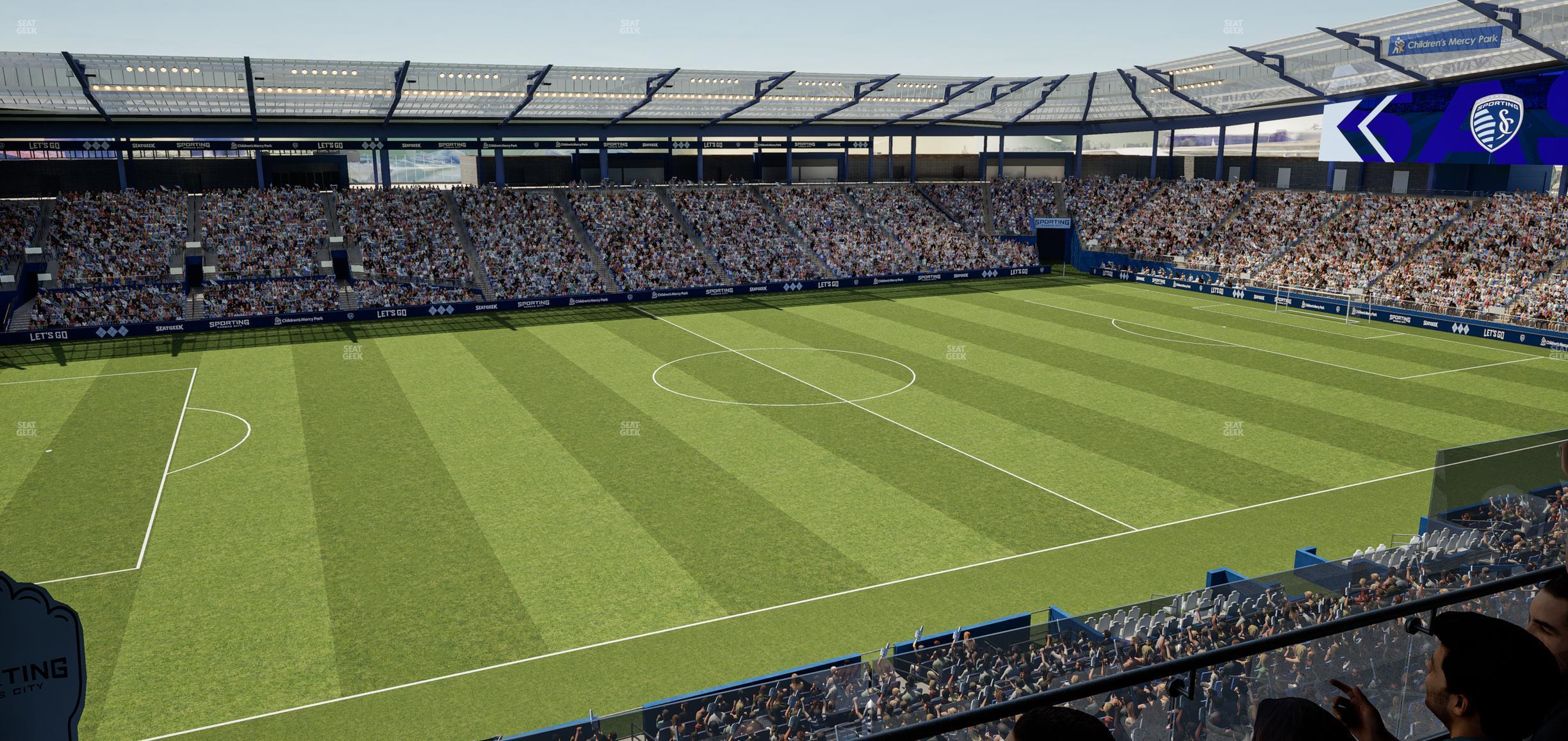 Seating view for Children's Mercy Park Section Suite 406