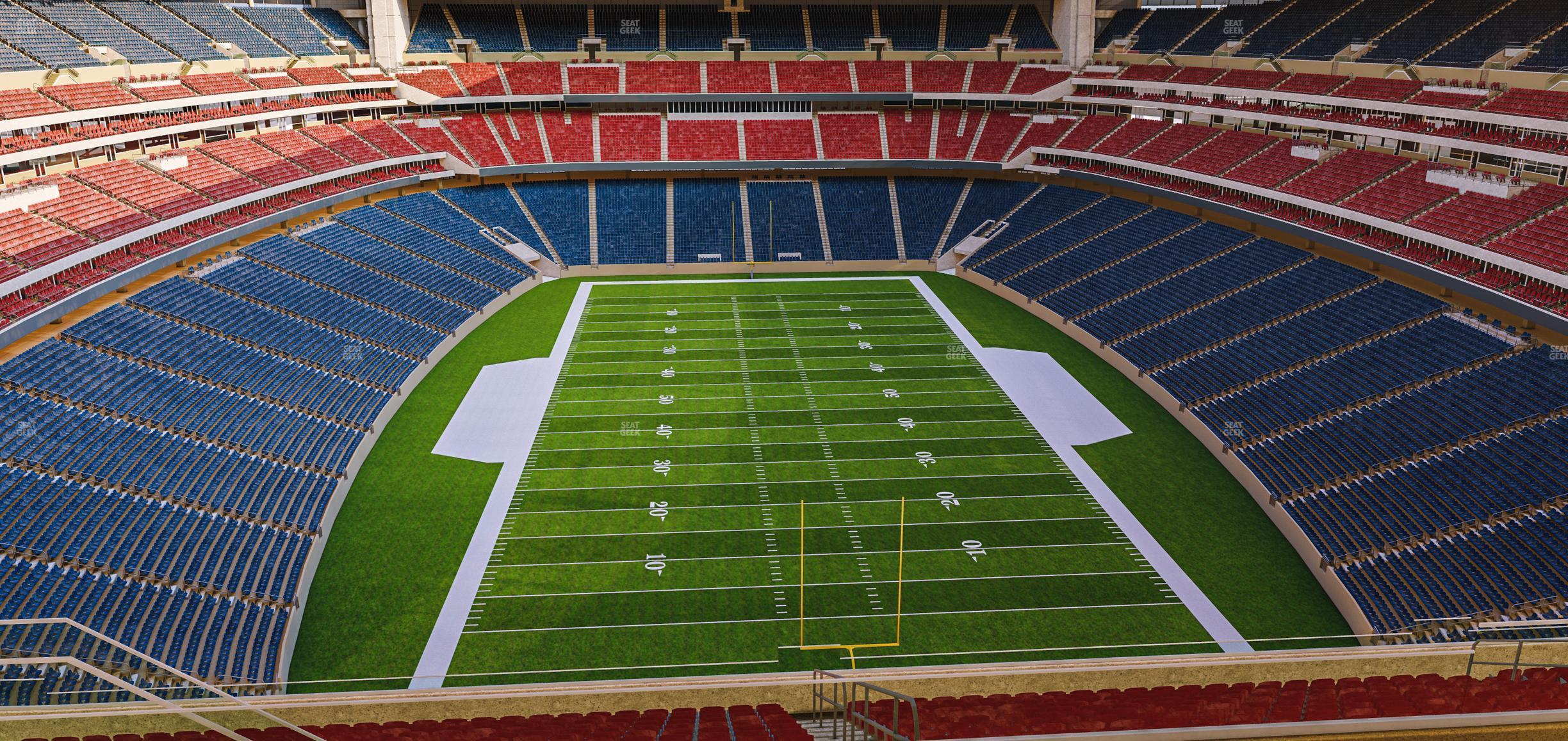 Seating view for NRG Stadium Section 648