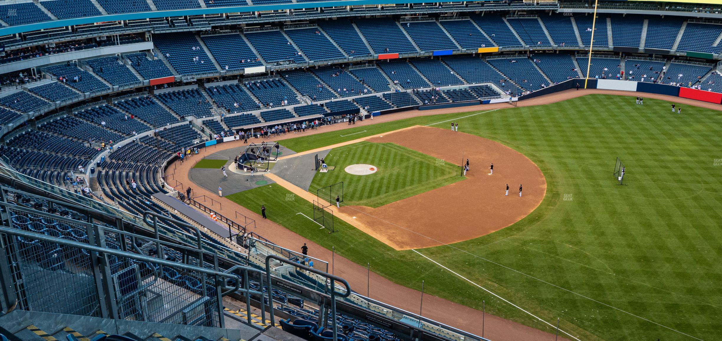 Seating view for Yankee Stadium Section Grandstand Level 411