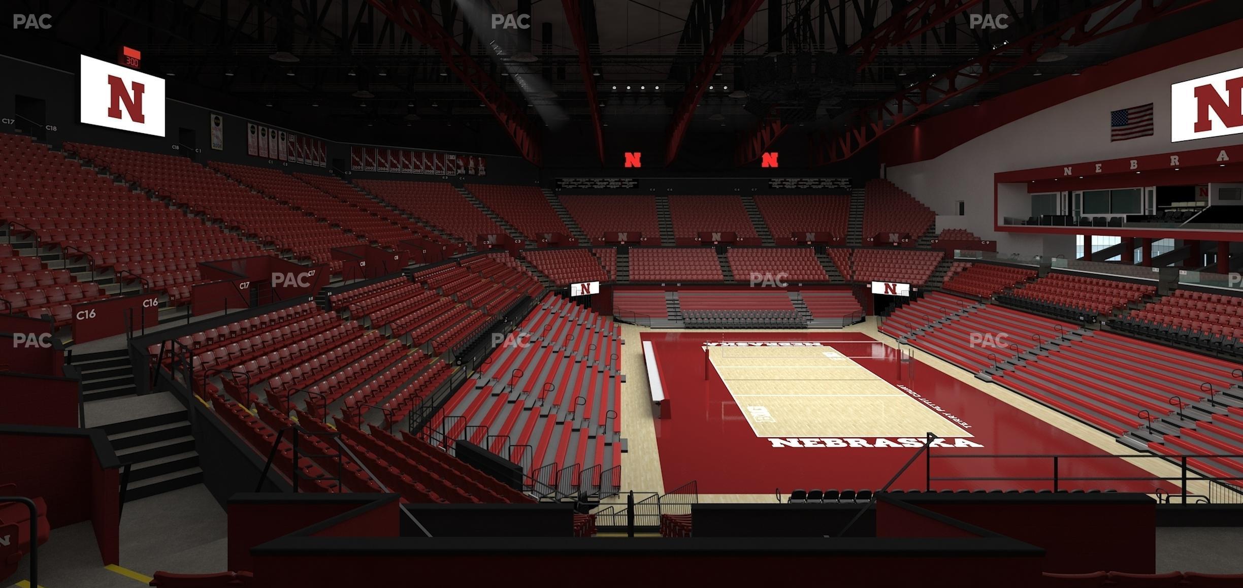 Seating view for Bob Devaney Sports Center Section C 13