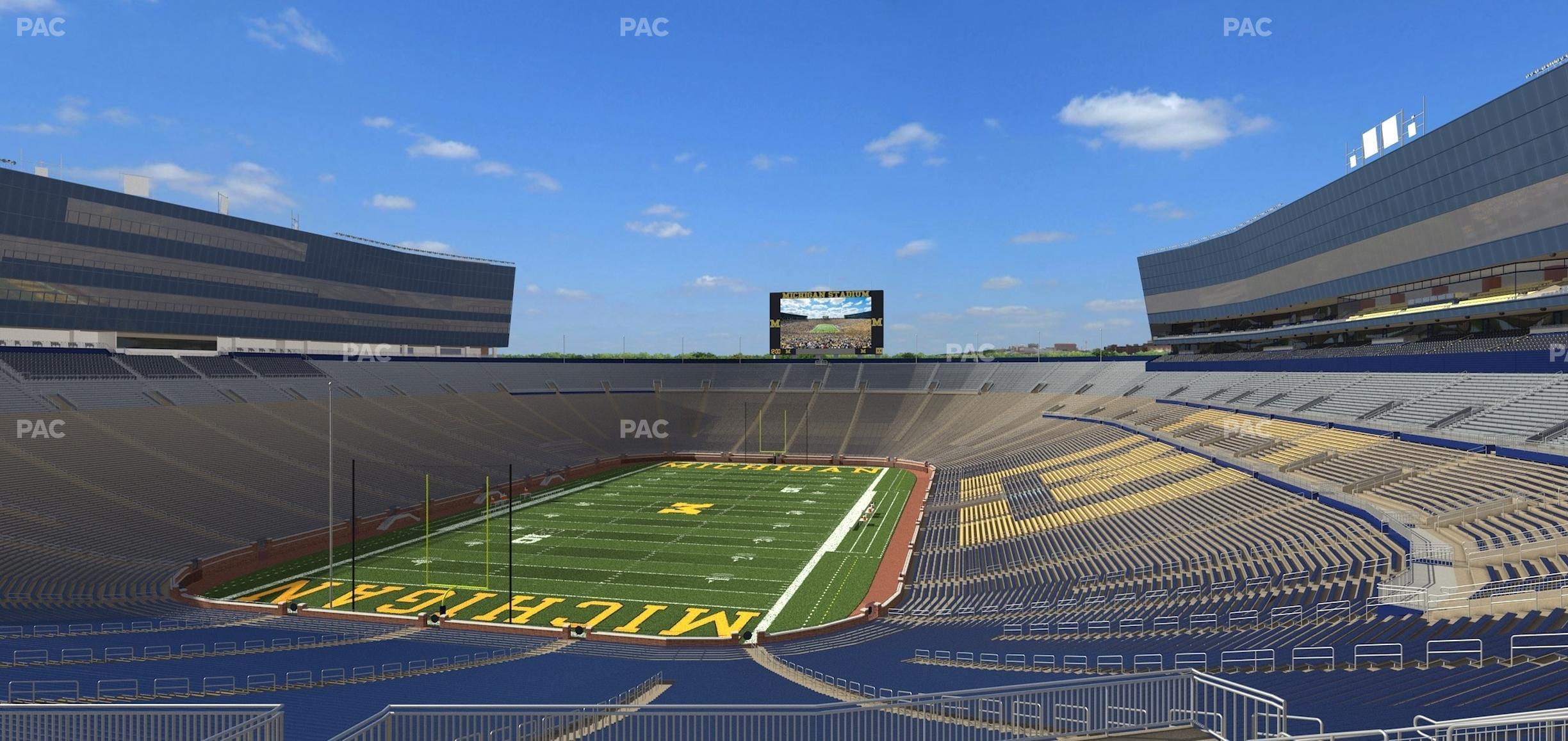 Seating view for Michigan Stadium Section 10