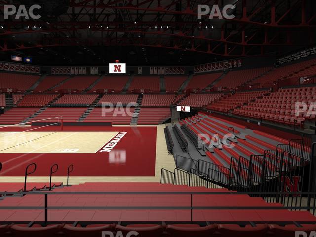 Seating view for Bob Devaney Sports Center Section B 7