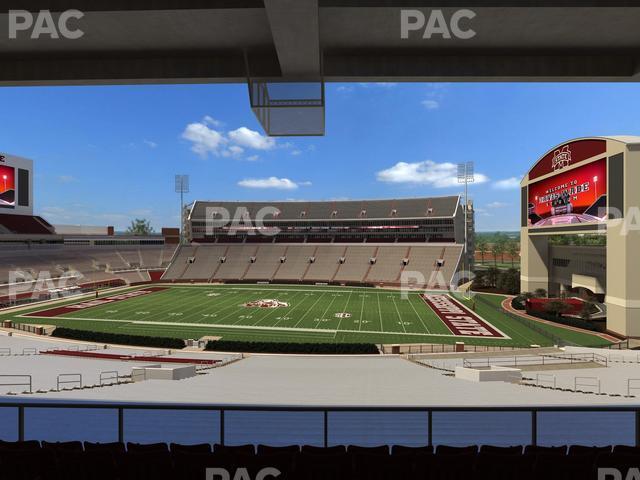 Seating view for Davis Wade Stadium Section 104