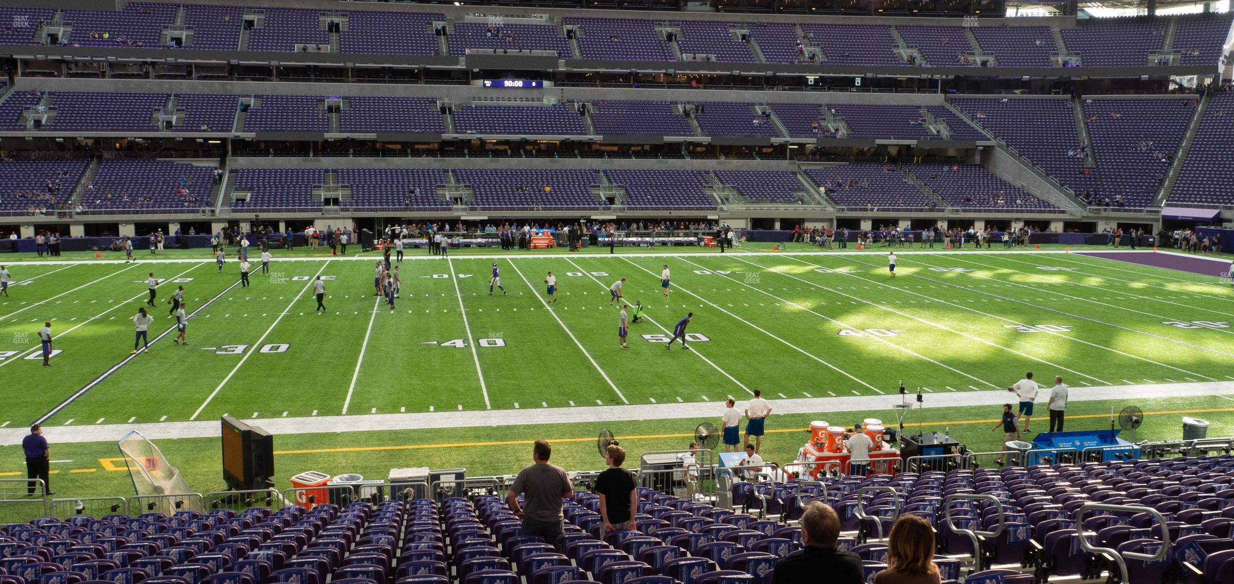 Seating view for U.S. Bank Stadium Section V 4