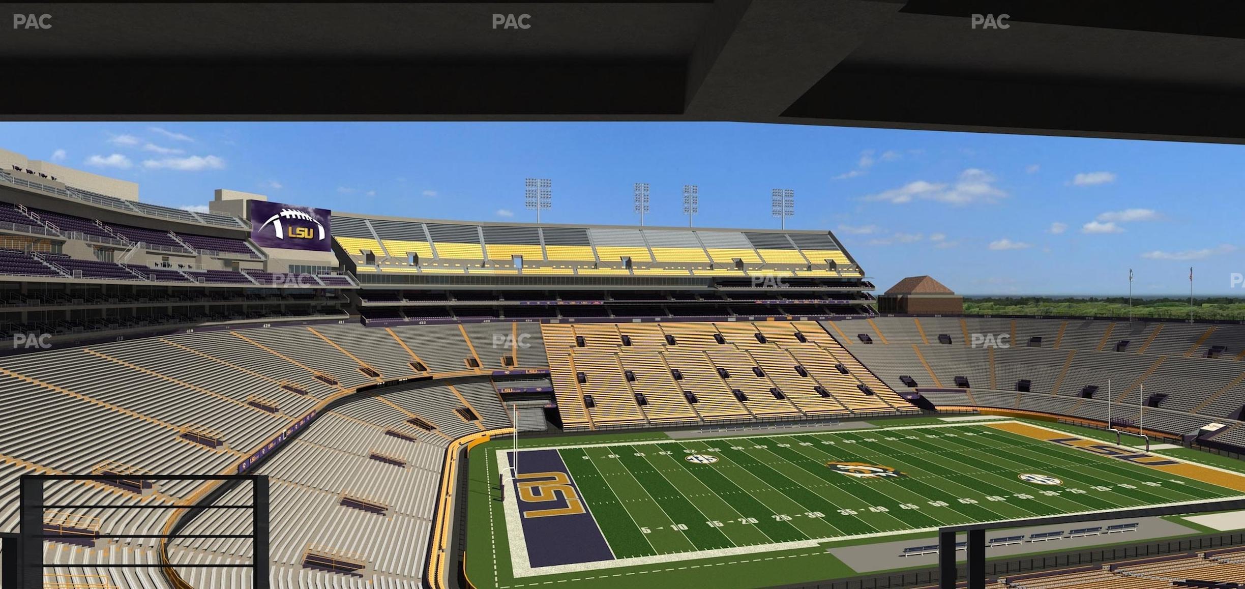 Seating view for Tiger Stadium Section Suite 227