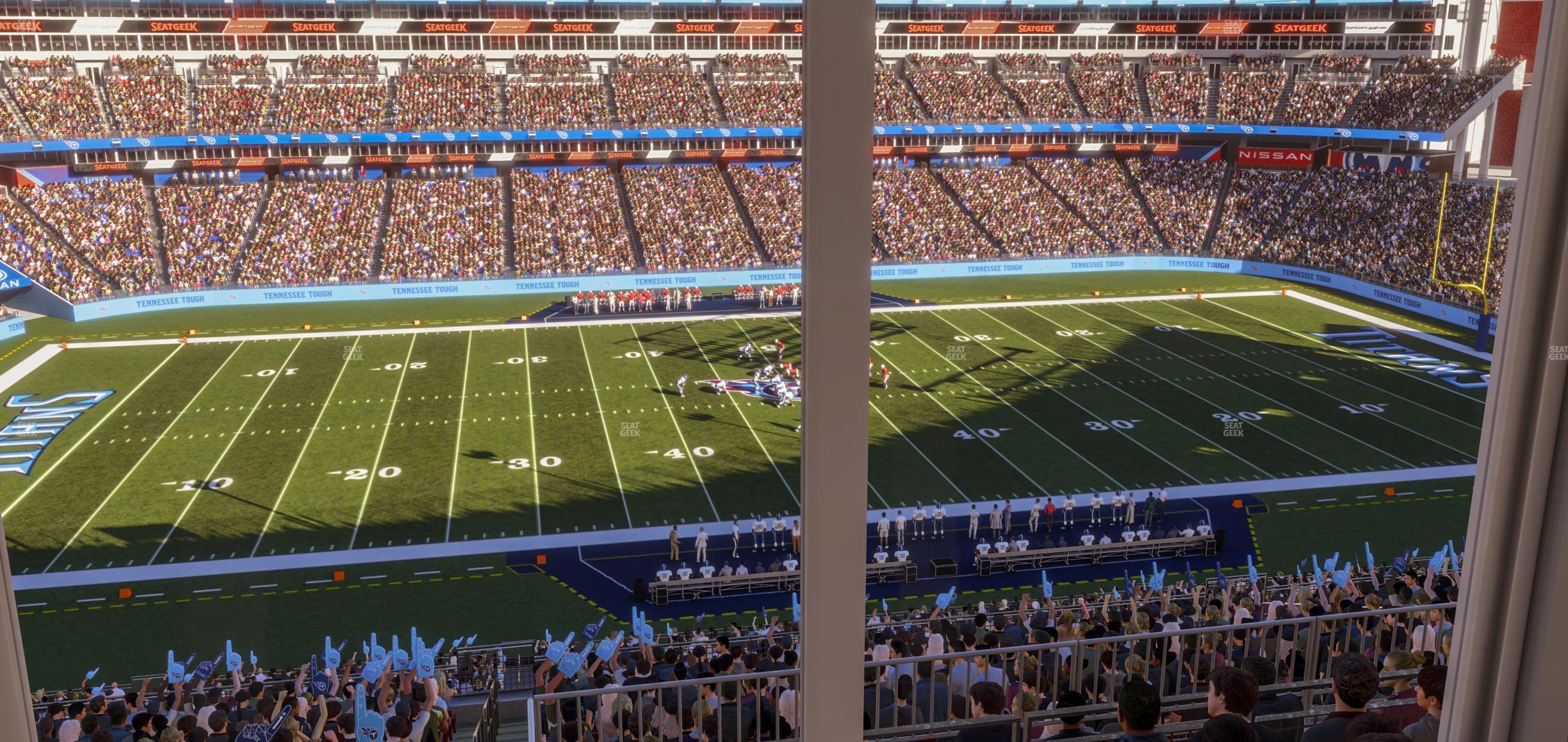 Seating view for Nissan Stadium Section Suite 575 W