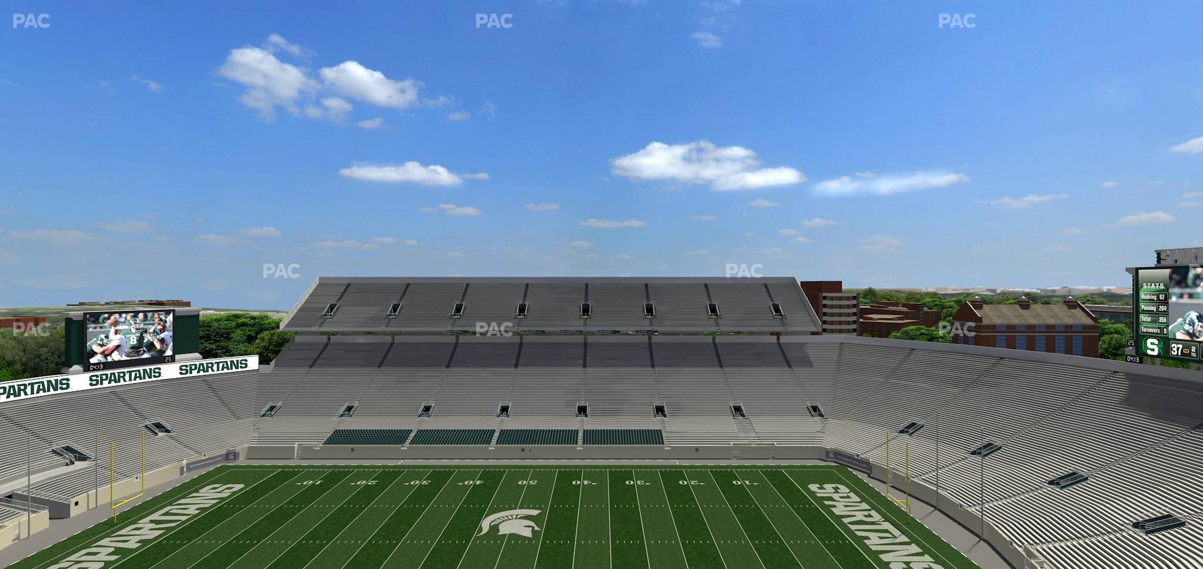 Seating view for Spartan Stadium (Michigan) Section 123