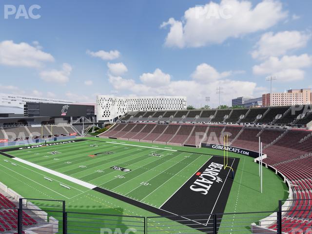 Seating view for Nippert Stadium Section Club 331