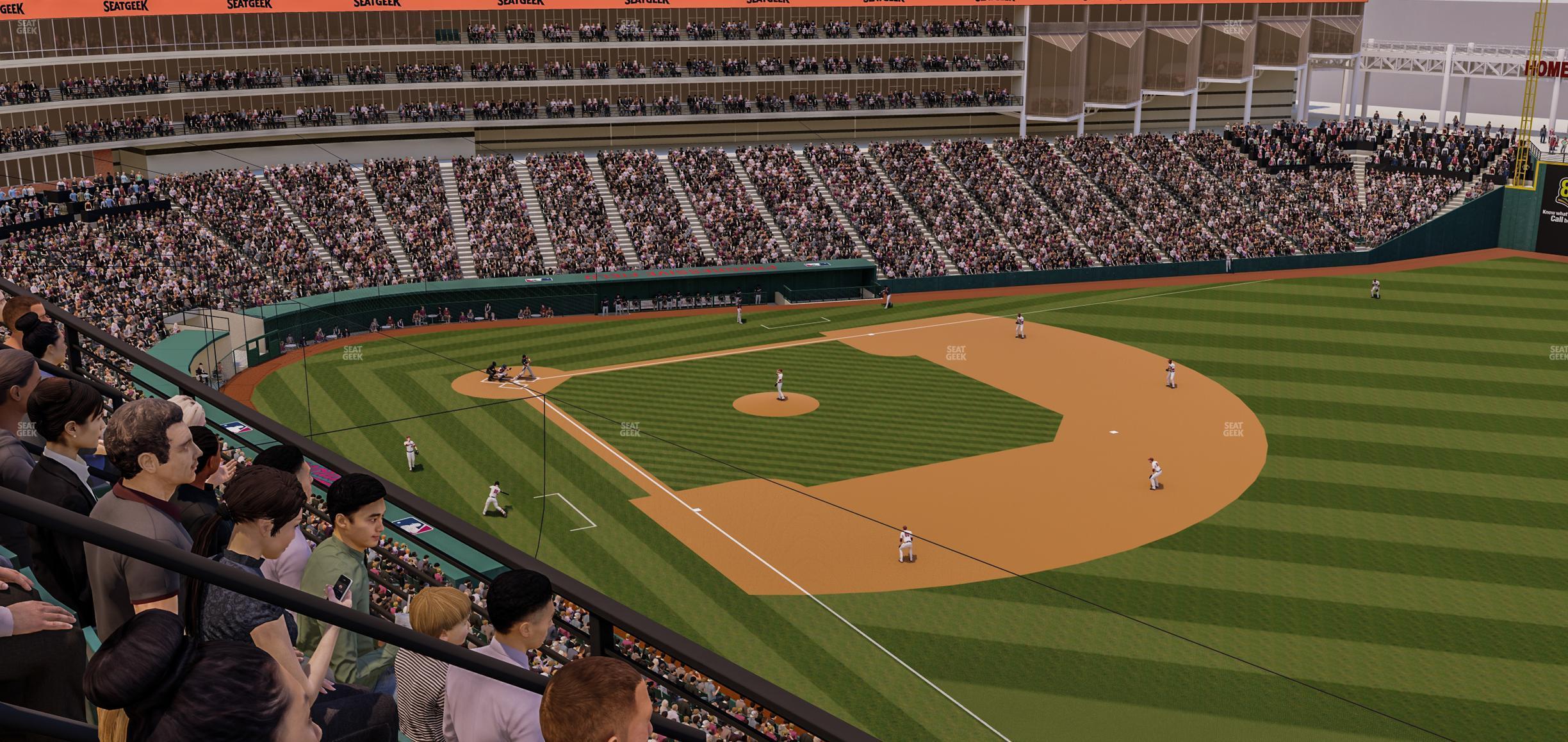 Seating view for Progressive Field Section 426