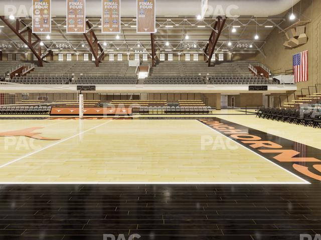 Seating view for Gregory Gym Section Floor 10