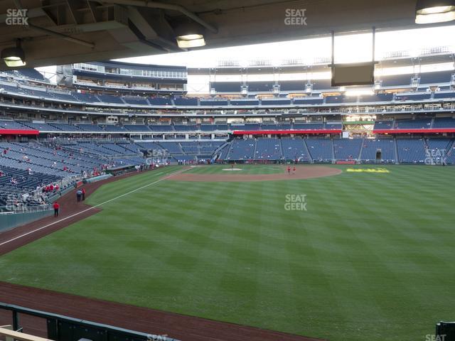 Seating view for Nationals Park Section 139