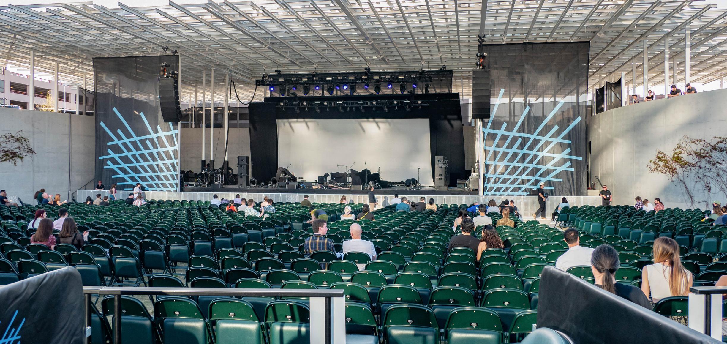 Seating view for Moody Amphitheater Section 202