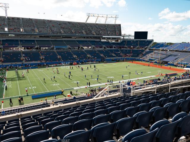 Seating view for Camping World Stadium Section Plaza 11