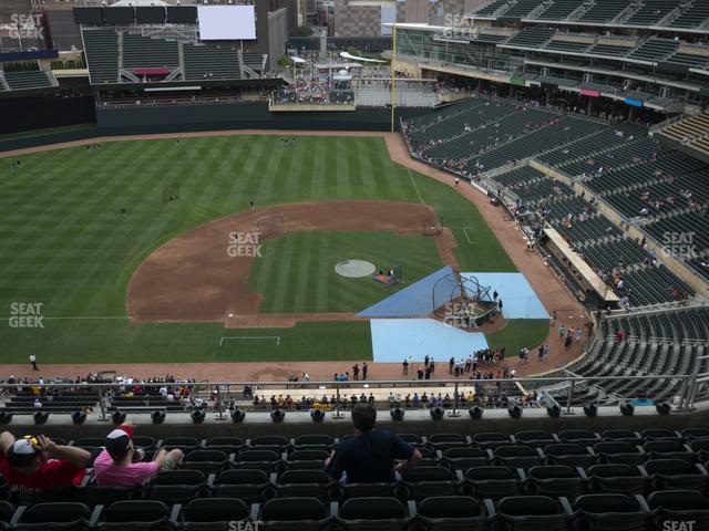 Seating view for Target Field Section 320