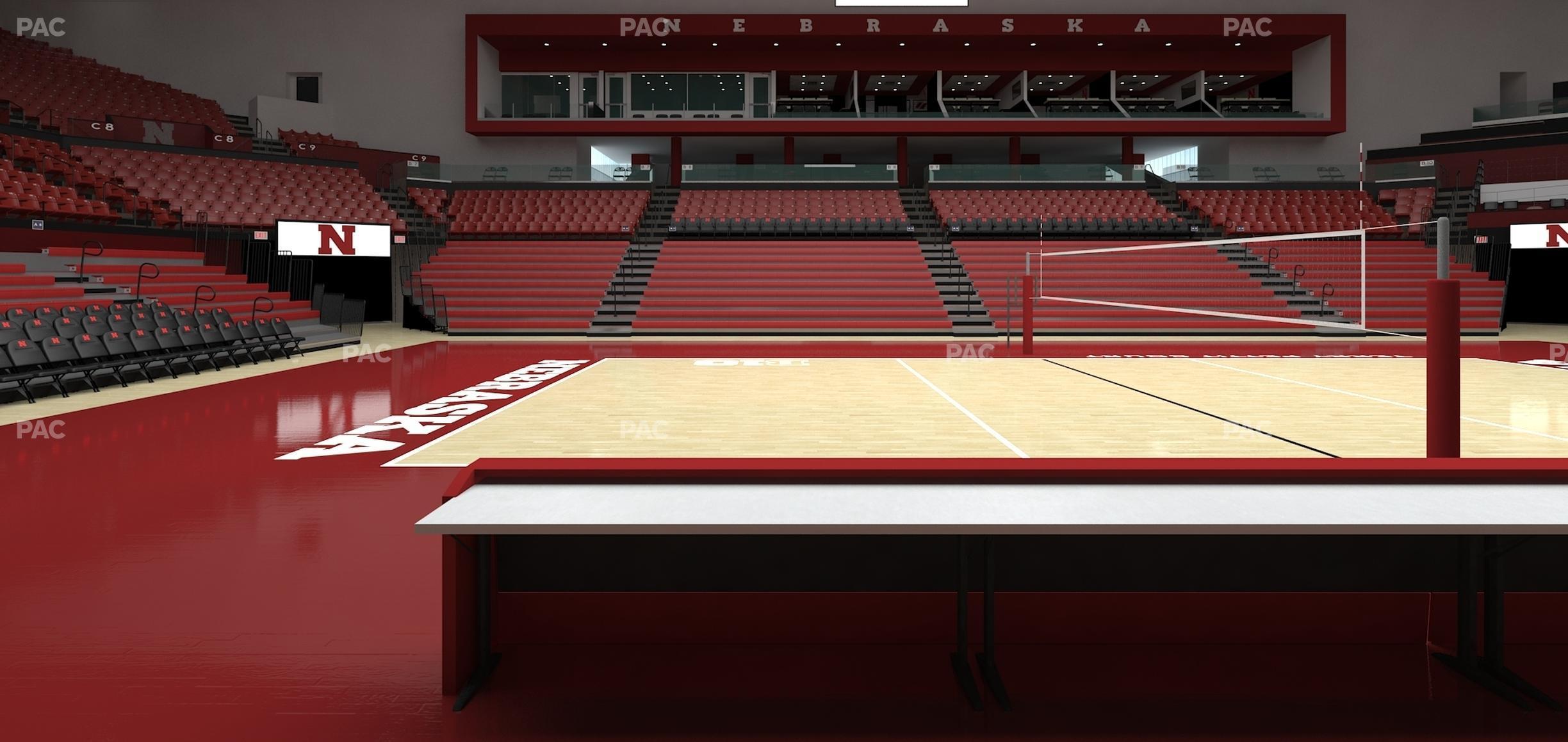 Seating view for Bob Devaney Sports Center Section A 1