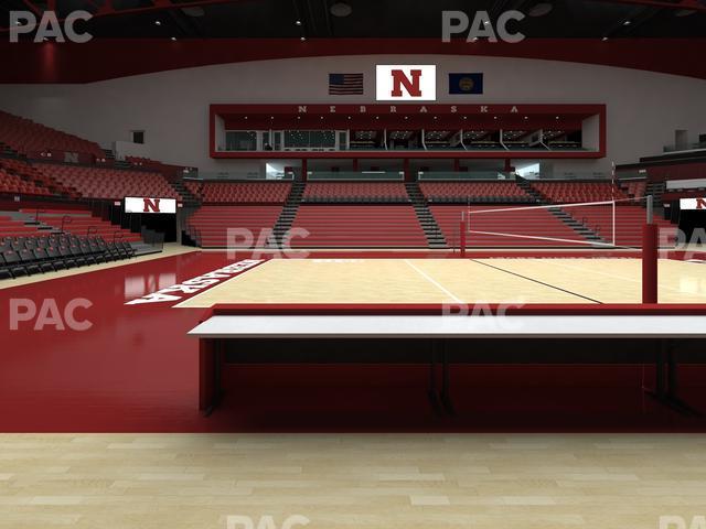 Seating view for Bob Devaney Sports Center Section A 1