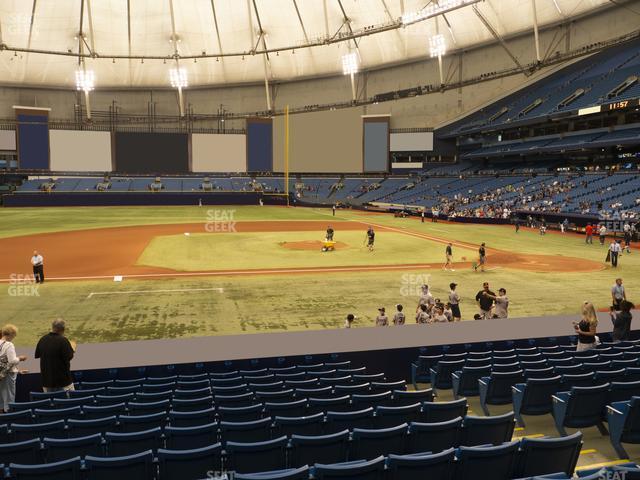 Seating view for Tropicana Field Section 115