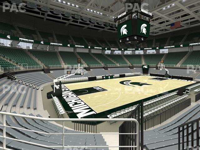 Seating view for Jack Breslin Student Events Center Section 131