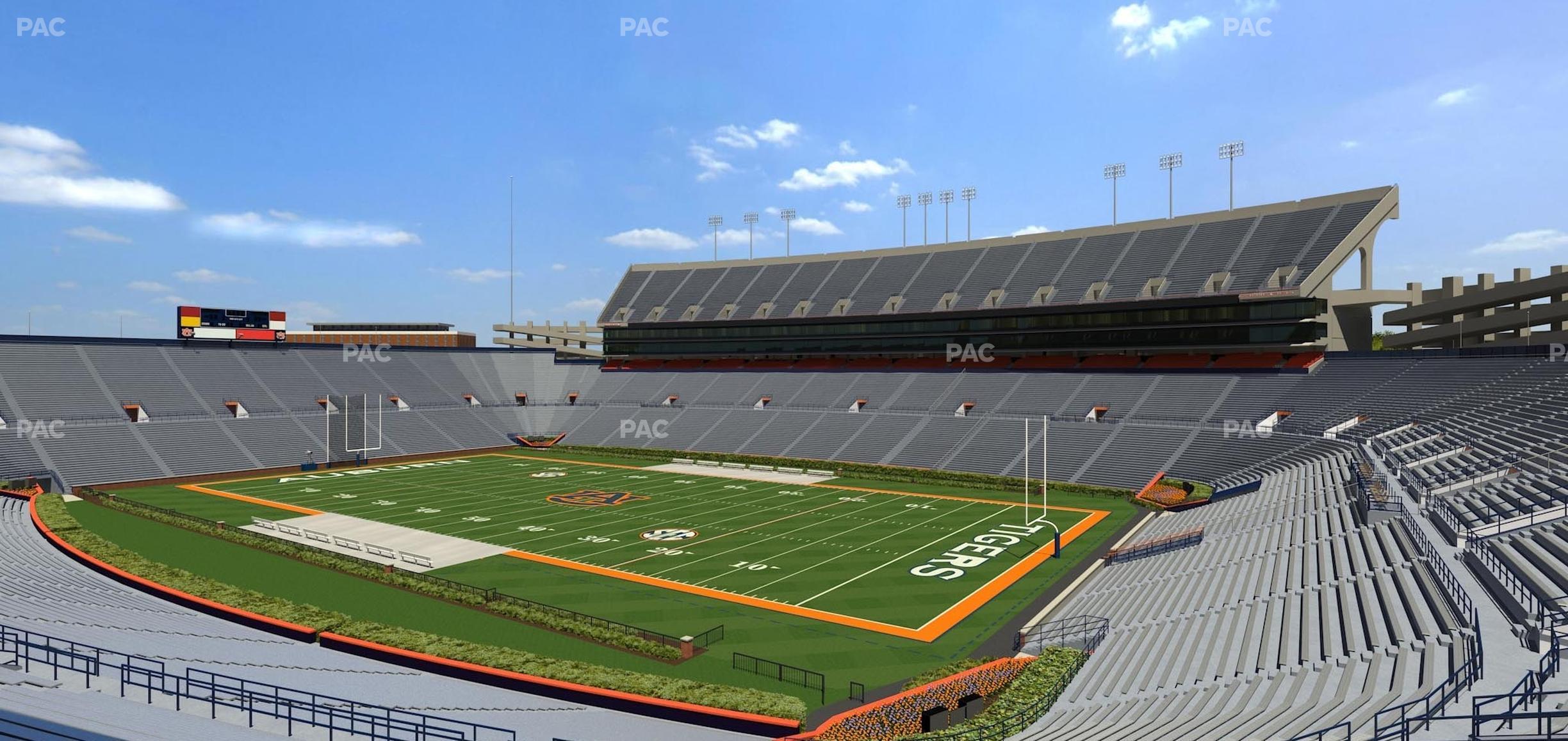 Seating view for Jordan-Hare Stadium Section 12