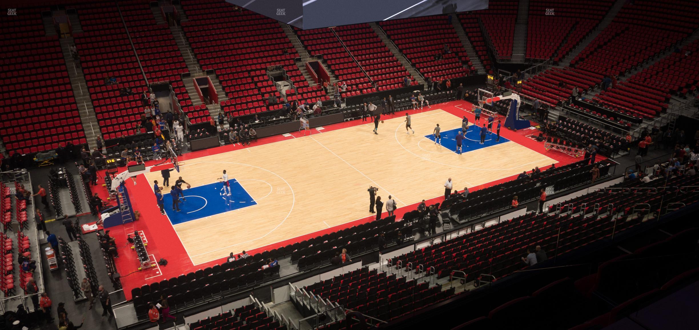 Seating view for Little Caesars Arena Section Mezzanine 13