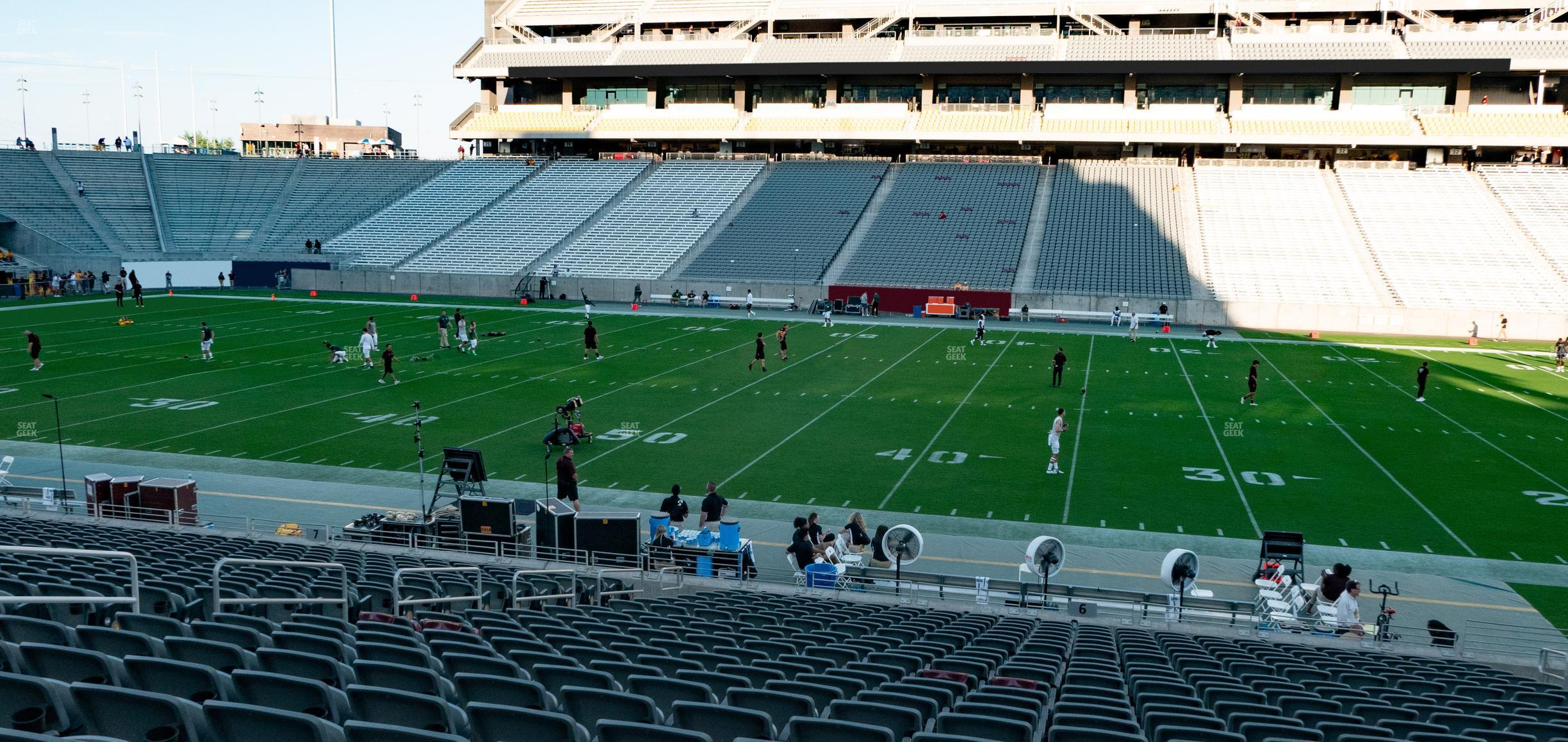 Seating view for Mountain America Stadium Section 6