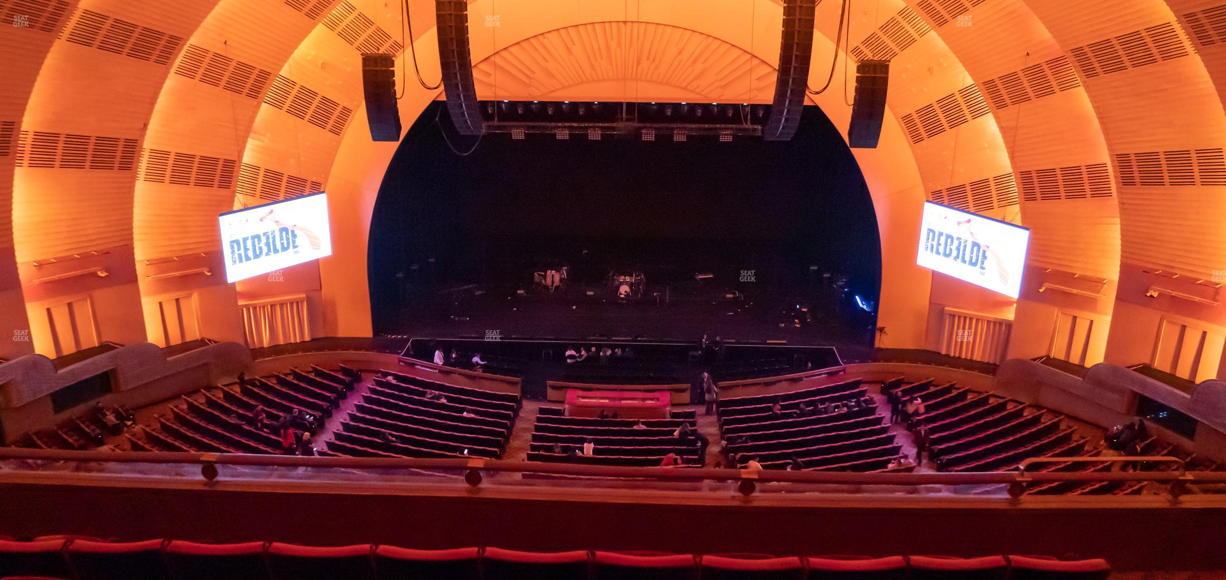 Seating view for Radio City Music Hall Section Third Mezzanine 4