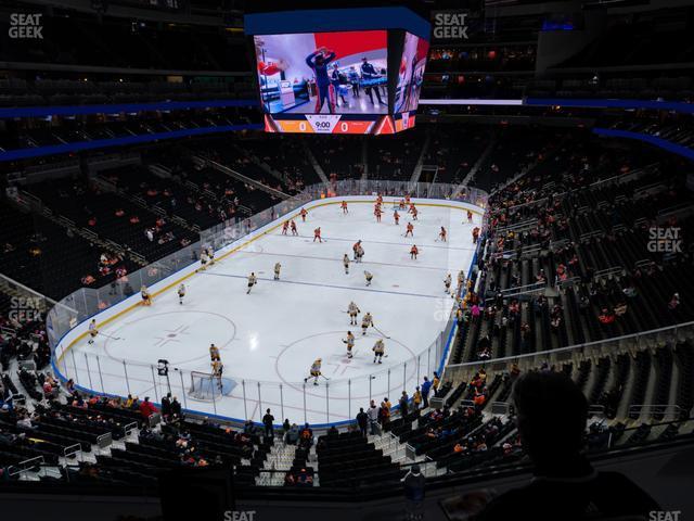 Seating view for Rogers Place Section Loge 14