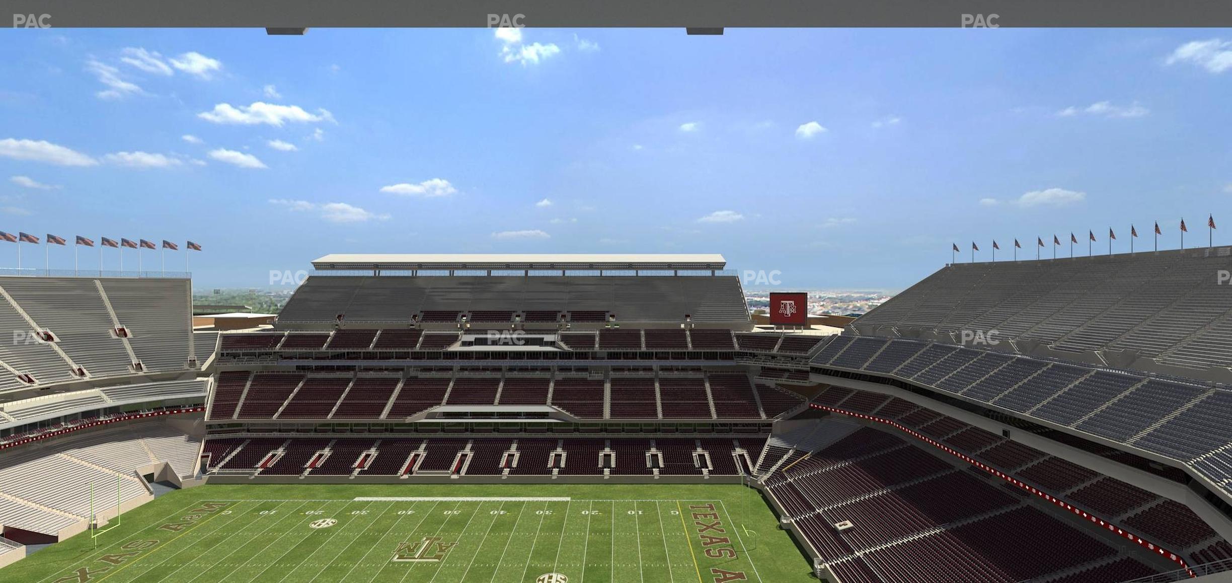 Seating view for Kyle Field Section 332