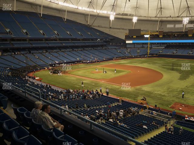 Seating view for Tropicana Field Section 218