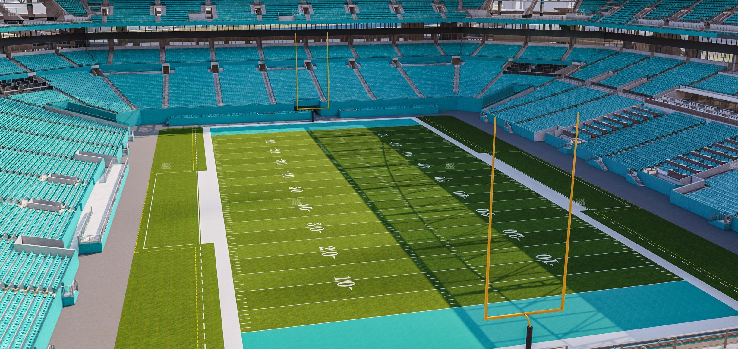 Seating view for Hard Rock Stadium Section 306