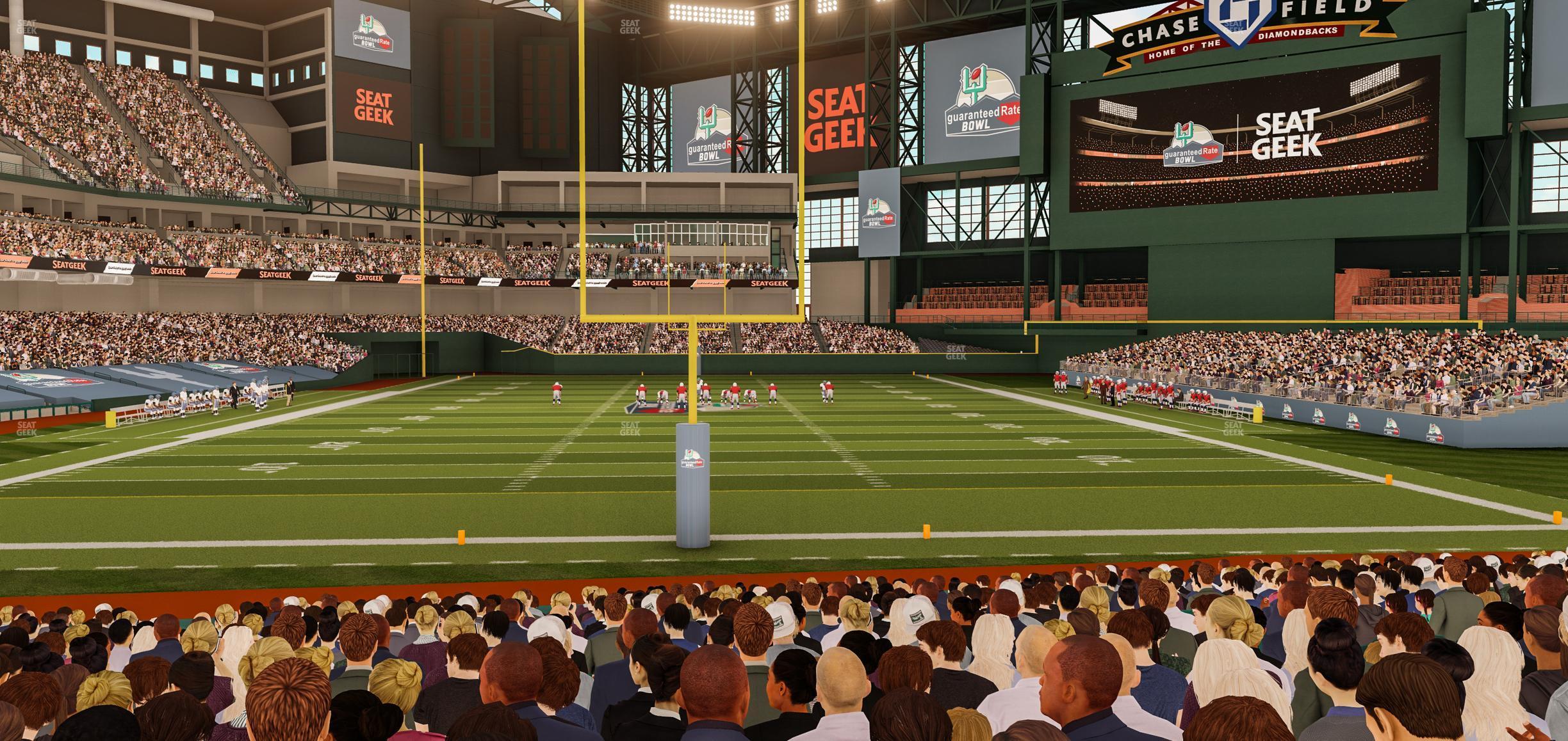 Seating view for Chase Field Section 116