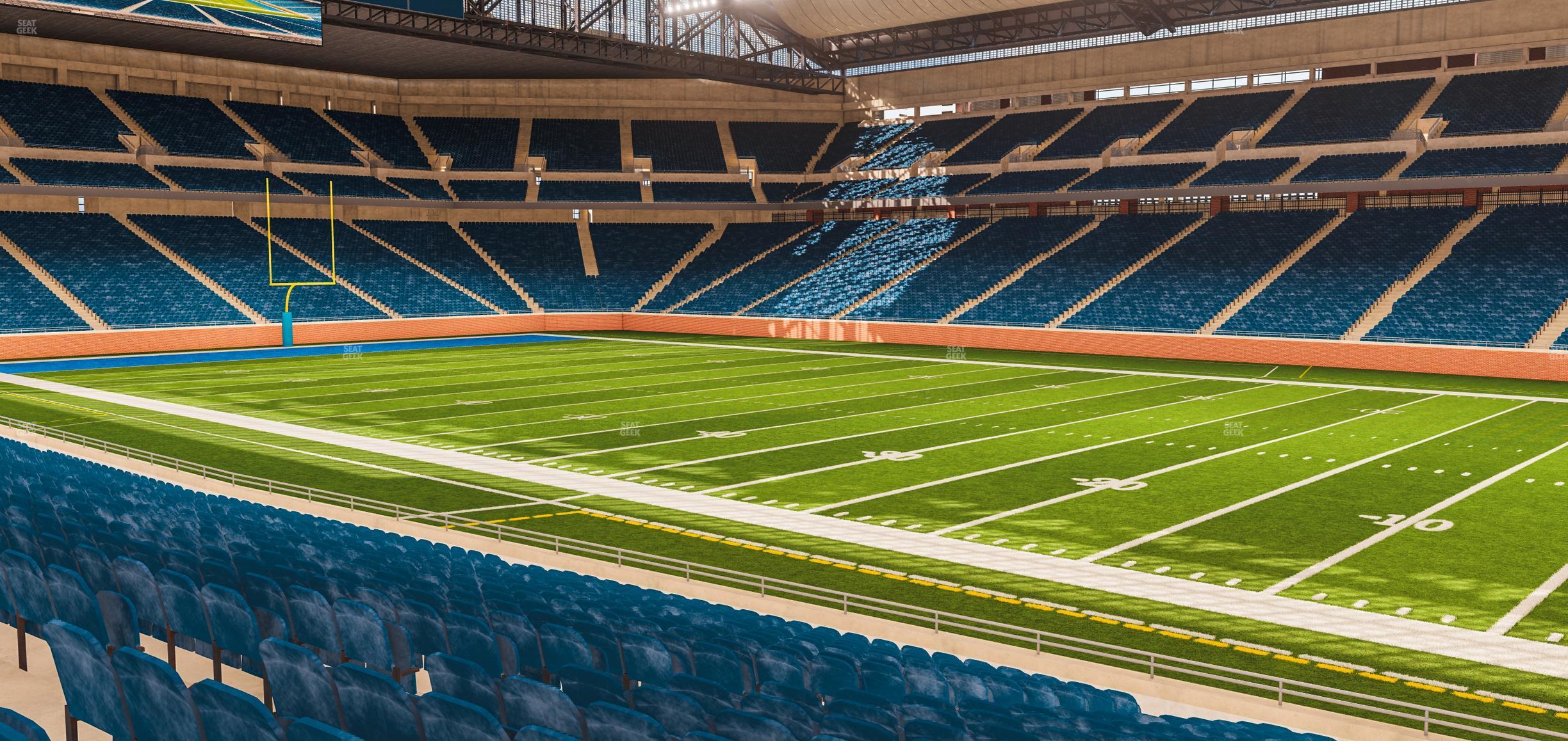 Seating view for Ford Field Section 110