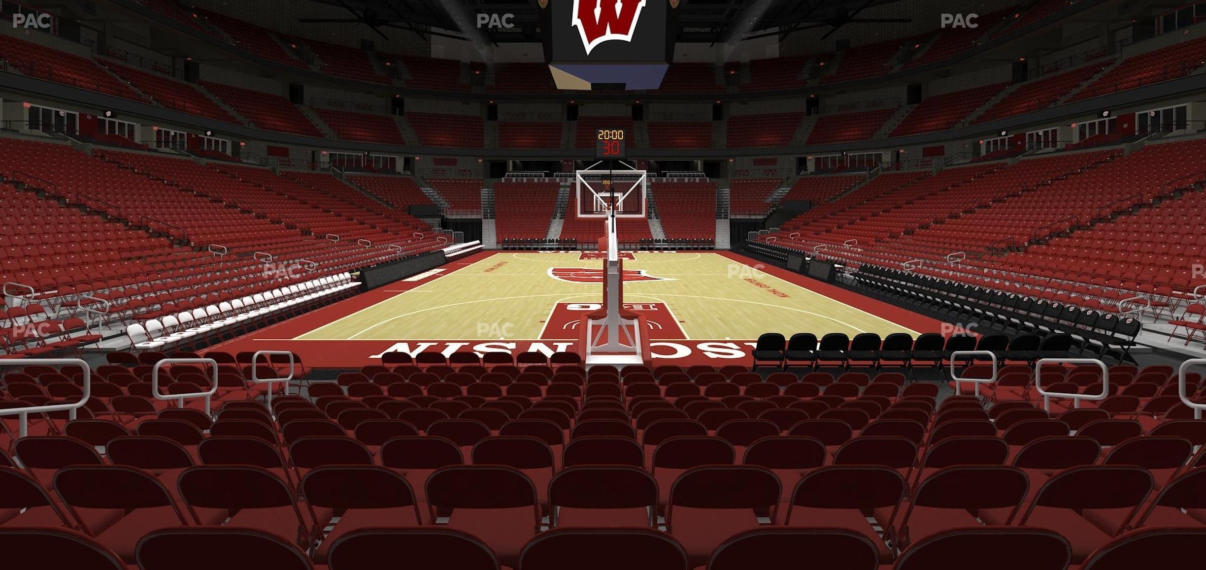 Seating view for Kohl Center Section 115