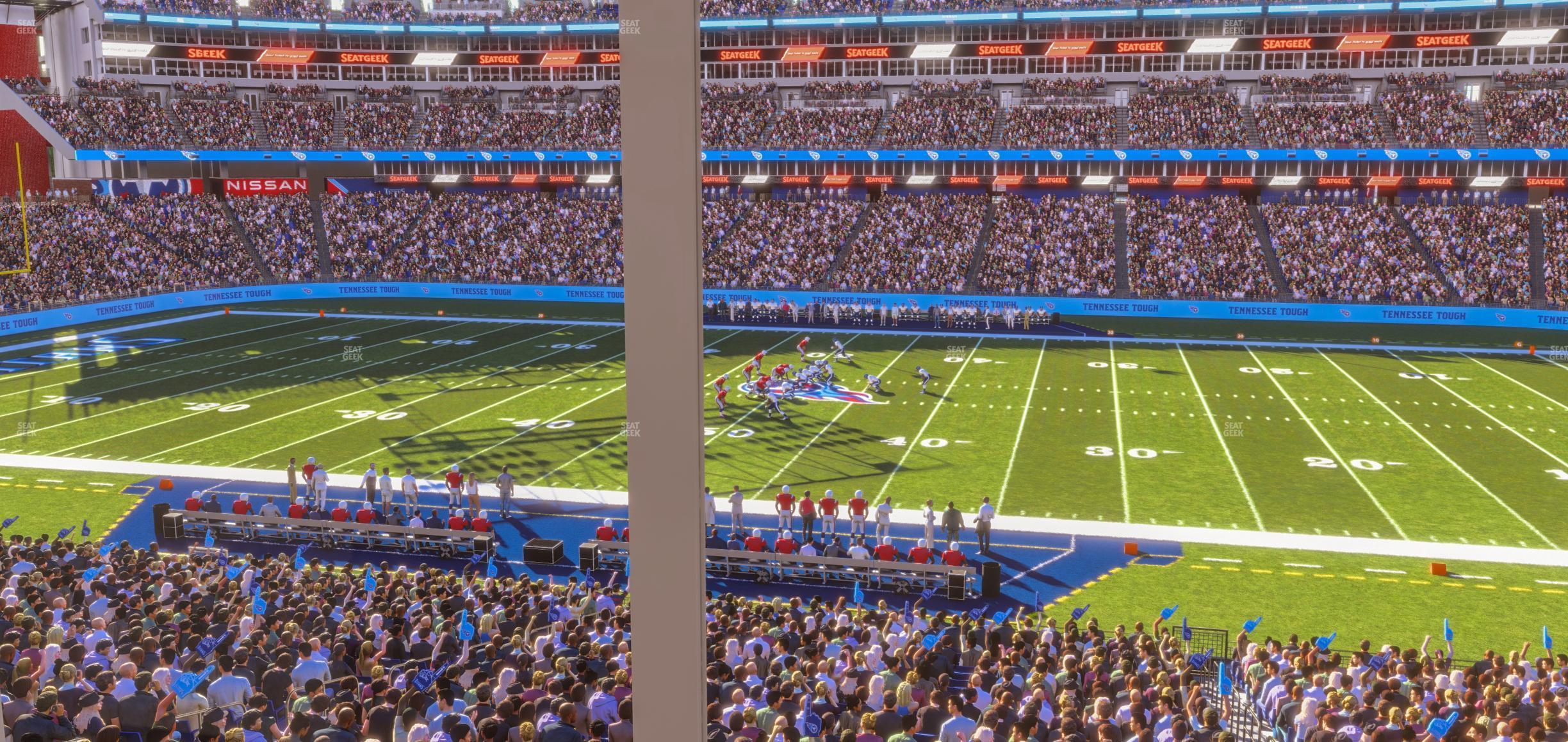 Seating view for Nissan Stadium Section Suite 10 E